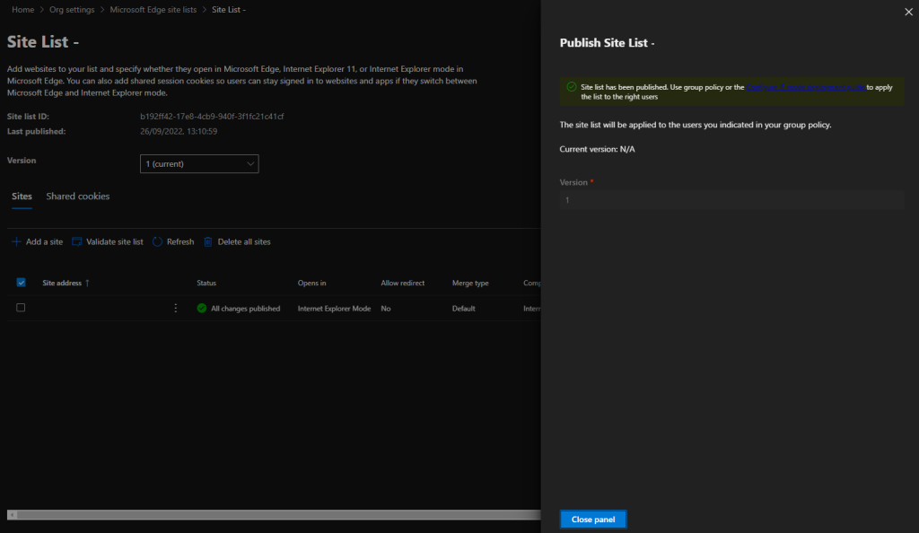 Intune Configuration profiles – Create profile